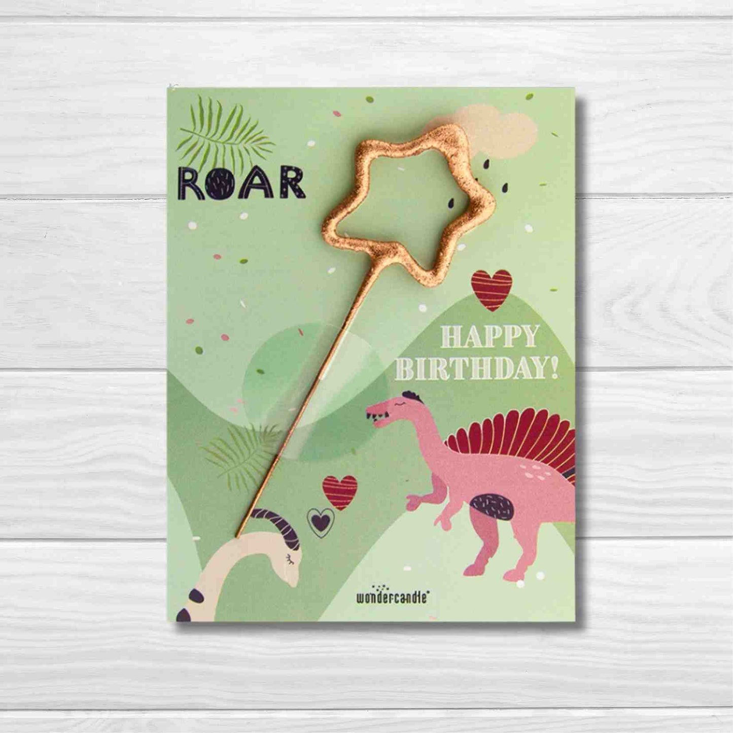 Roar Dino Happy Birthday Mini Wondercard