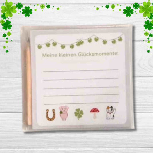 Glücksmomente Block Set - dein täglicher Gute-Laune-Speicher