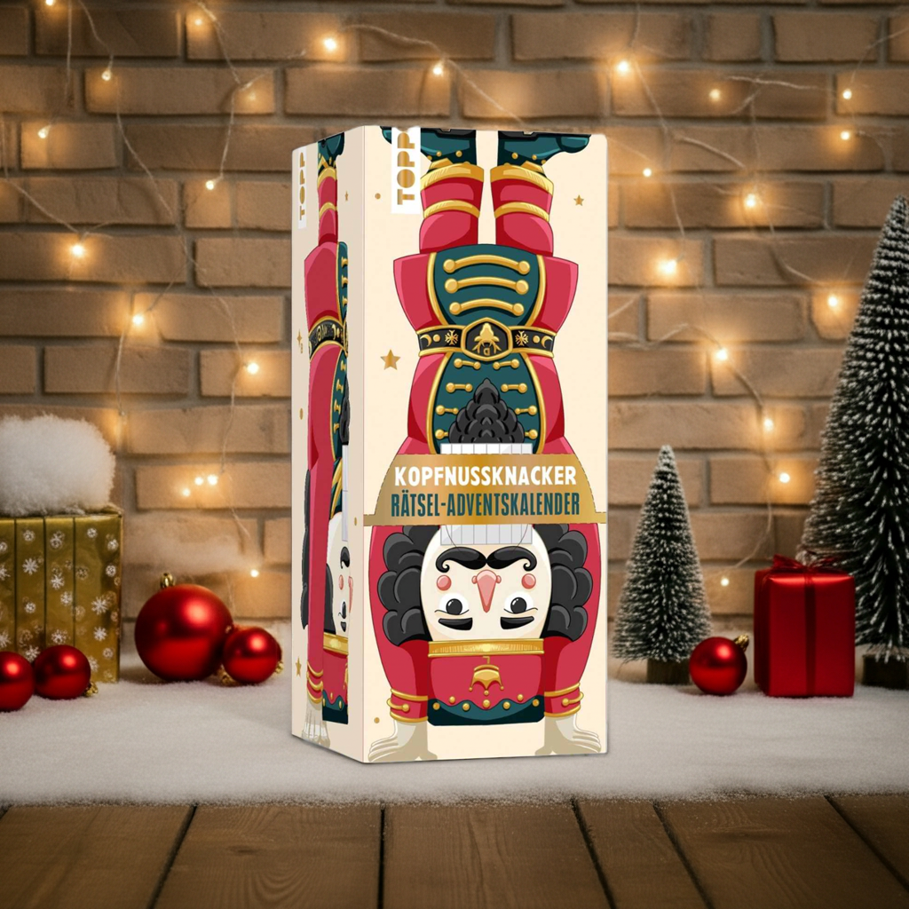 „Knobel-Adventskalender“, „Adventskalender für Erwachsene“, „24 Rätselaufgaben“ oder „Logikspiele im Advent“